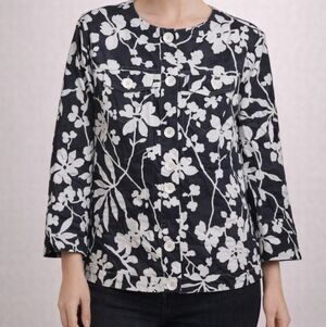 Peck & Peck | Jacket  | Size M | Black and White